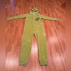 Justice Green Grinch Kids Footie